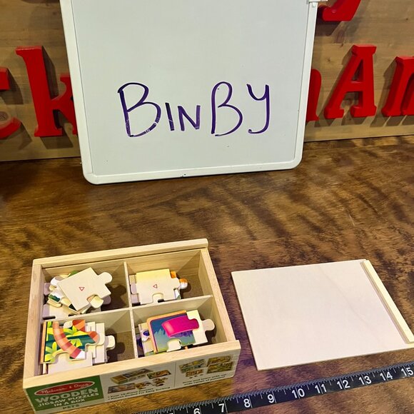 Melissa & Doug 4 PETZ in a box puzzle, Bin BY - Picture 6 of 6